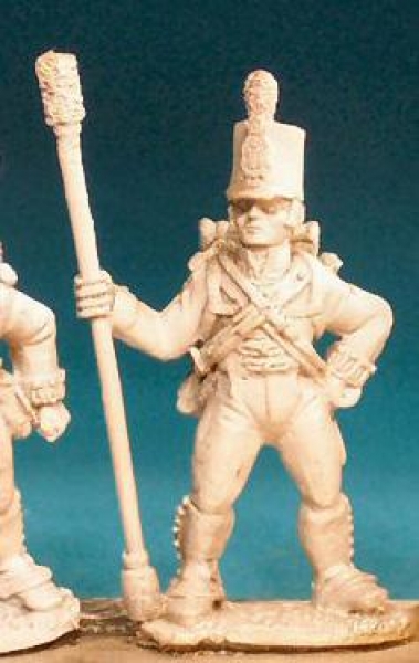Front Rank Miniatures: BNA2 British Foot Artilleryman Pre 1812 - Stovepipe Shako - Gunner With Ramro