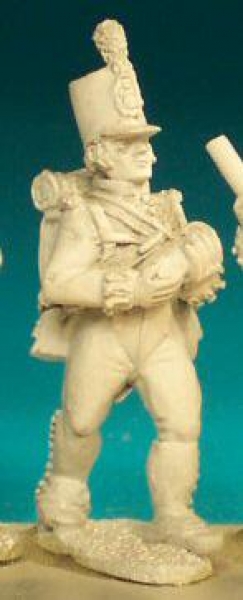 Front Rank Miniatures: BNA3 British Foot Artilleryman Pre 1812 - Stovepipe Shako - Gunner Carrying R