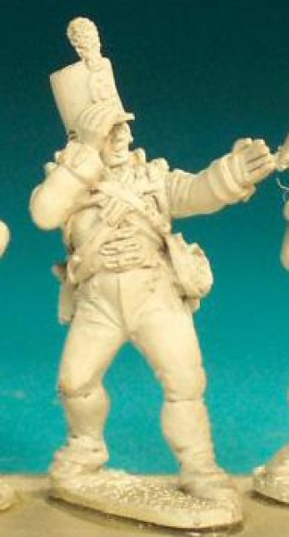 Front Rank Miniatures: BNA6 British Foot Artilleryman Pre 1812 - Stovepipe Shako - Corporal Aiming G