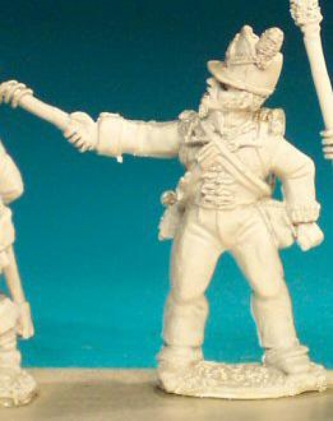 Front Rank Miniatures: BNA8 British Foot Artilleryman Post 1812 - Belgic Shako - Gunner Firing With 