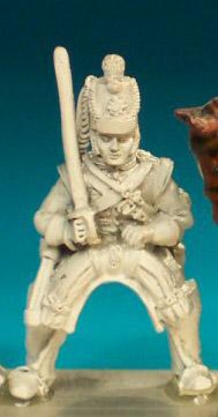 Front Rank Miniatures: BNC10 Dragoon/ Dragoon Guard Pre -1812 In Cap - Trooper, Sword At Rest (6 fig