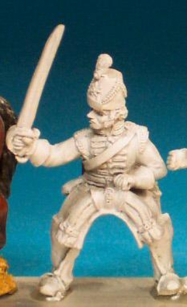 Front Rank Miniatures: BNC12 Dragoon/ Dragoon Guard Pre -1812 In Cap - Officer (6 figures)