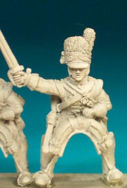 Front Rank Miniatures: BNC17 2nd Dragoon (Scots Greys) Pre -1812 In Bearskin - Trooper, Sword Outstr
