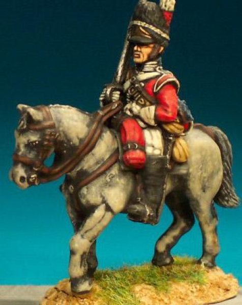 Front Rank Miniatures: BNC18 2nd Dragoon (Scots Greys) Pre -1812 In Bearskin - Trooper, Sword At Res