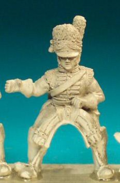 Front Rank Miniatures: BNC20 2nd Dragoon (Scots Greys) Pre -1812 In Bearskin - Standard Bearer (6 fi