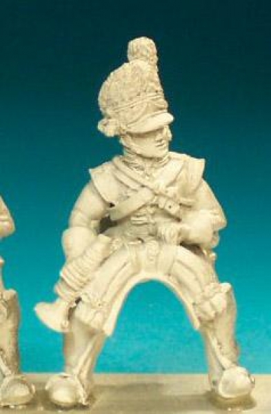 Front Rank Miniatures: BNC21 2nd Dragoon (Scots Greys) Pre -1812 In Bearskin - Trumpeter (6 figures)