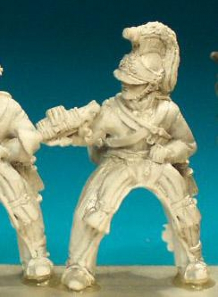 Front Rank Miniatures: BNC28 Dragoon / Dragoon Guard Post 1812 - In Helmet - Trumpeter (6 figures)