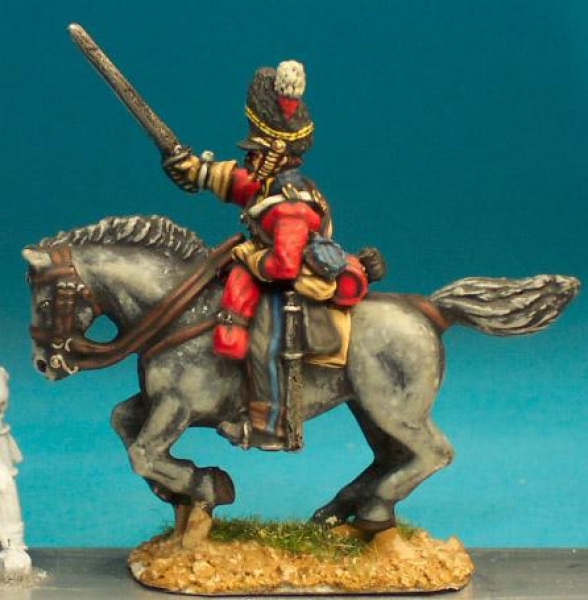 Front Rank Miniatures: BNC30 2nd Dragoon (Scots Greys) Post -1812 In Bearskin - Trooper, Sword Outst