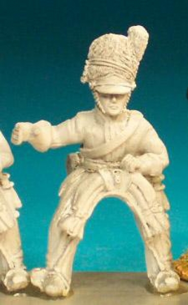 Front Rank Miniatures: BNC34 2nd Dragoon (Scots Greys) Post -1812 In Bearskin - Standard Bearer (6 f