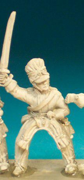 Front Rank Miniatures: BNC40 2nd Dragoon (Scots Greys) Post -1812 Oilskin Covered Bearskin - Officer