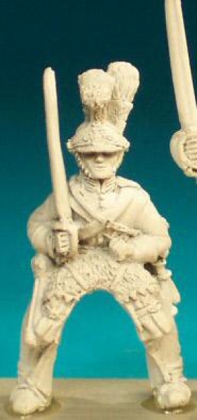 Front Rank Miniatures: BNC47 Household Cavalryman Post 1812 (In Helmet) - Trooper, Sword At Rest (6 