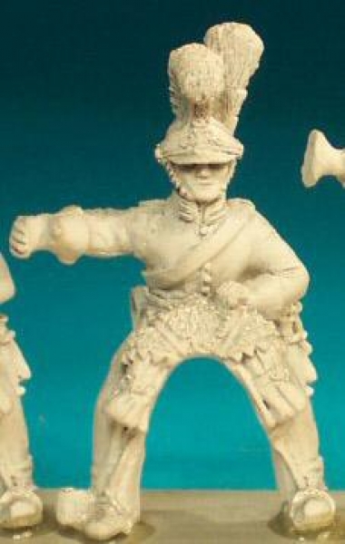 Front Rank Miniatures: BNC49 Household Cavalryman Post 1812 (In Helmet) - Standard Bearer (6 figures