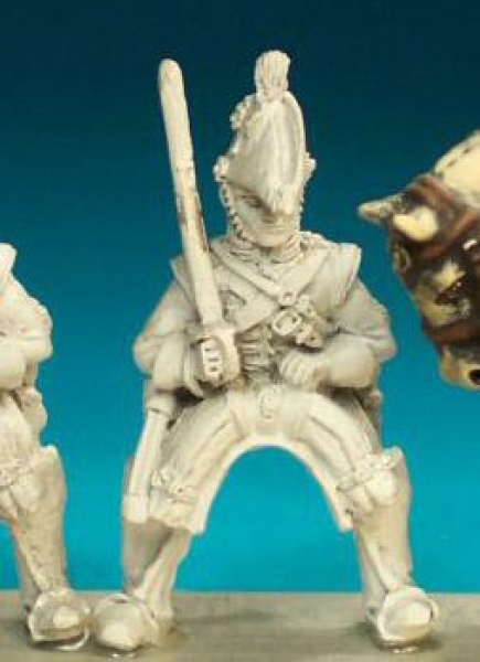 Front Rank Miniatures: BNC4 Dragoon/ Dragoon Guard Pre -1812 In Bicorn - Trooper, Sword At Rest (6 f