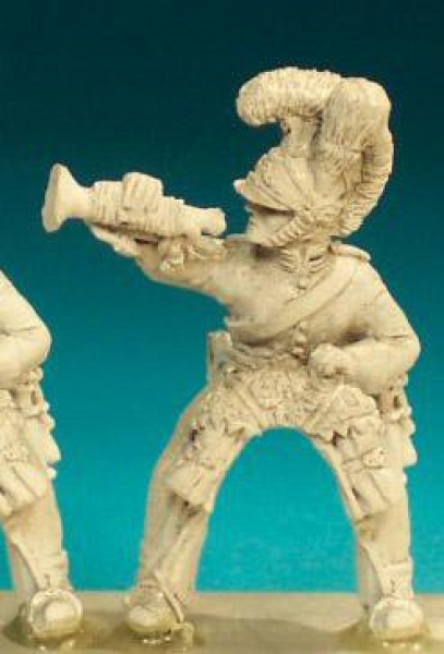 Front Rank Miniatures: BNC50 Household Cavalryman Post 1812 (In Helmet) - Trumpeter (6 figures)