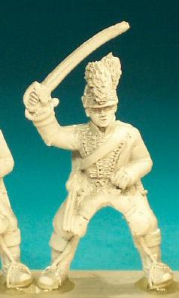 Front Rank Miniatures: BNC52 Light Dragoon Pre 1812 (In Tarleton) - Trooper, Sabre Up (6 figures)