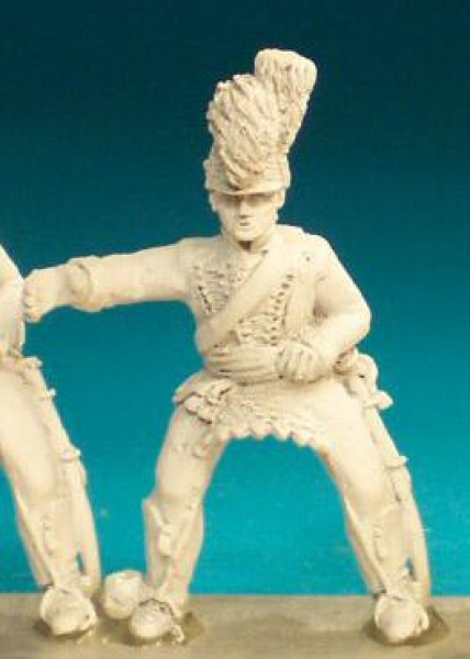 Front Rank Miniatures: BNC55 Light Dragoon Pre 1812 (In Tarleton) - Standard Bearer (6 figures)