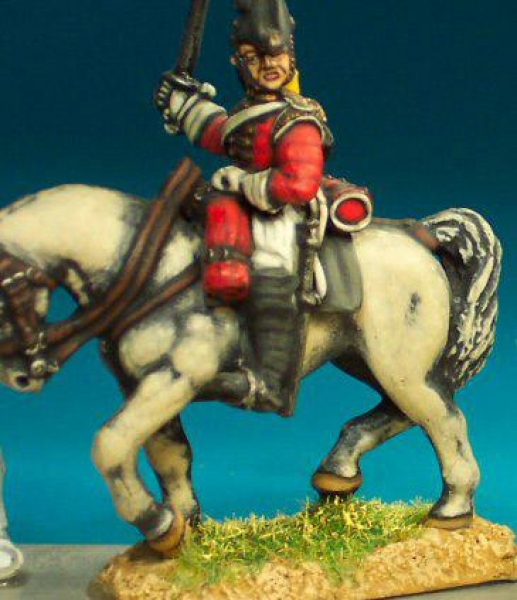 Front Rank Miniatures: BNC5 Dragoon/ Dragoon Guard Pre -1812 In Bicorn - Officer (6 figures)