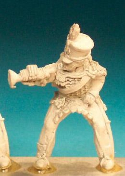Front Rank Miniatures: BNC74 Hussar Post 1812 (In Shako) - Trumpeter (6 figures)