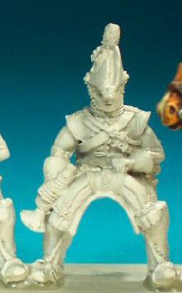 Front Rank Miniatures: BNC7 Dragoon/ Dragoon Guard Pre -1812 In Bicorn - Trumpeter (6 figures)