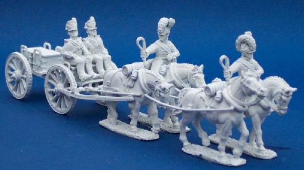 Front Rank Miniatures: BNSET4 British Limber Set With Ammo Wagon For Late Period