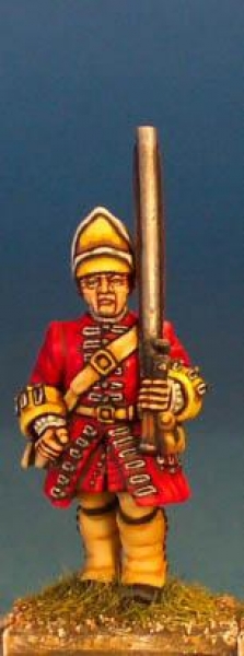 Front Rank Miniatures: BS11 Grenadier / Fusilier In Cap - Marching (6 figures)
