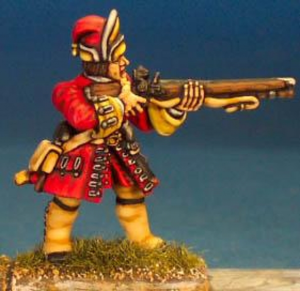 Front Rank Miniatures: BS14 Grenadier / Fusilier In Cap - Standing Firing (6 figures)