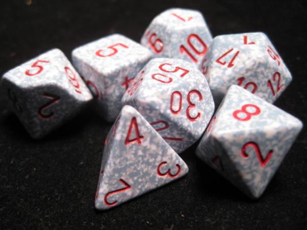 Chessex Dice: Air Poly 7-dice Cube