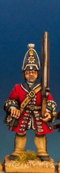 Front Rank Miniatures: BS25 Foot Guard Grenadier Standing Shouldered Musket (6 figures)