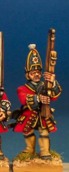Front Rank Miniatures: BS26 Foot Guard Grenadier Standing Musket Held To Front (6 figures)