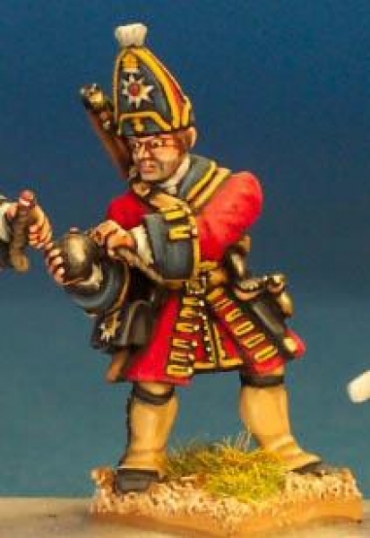 Front Rank Miniatures: BS28 Foot Guard Grenadier Lighting Grenade (6 figures)