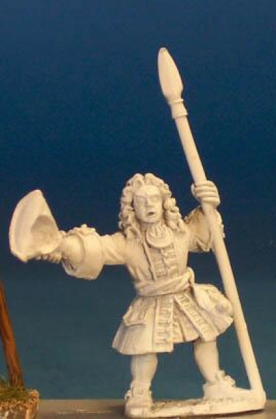 Front Rank Miniatures: BS35 Officer With Spontoon, Waving Hat (6 figures)
