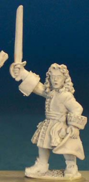 Front Rank Miniatures: BS38 Officer Sword Raised, Holding Hat (6 figures)