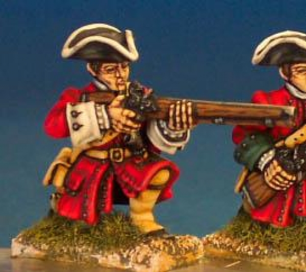 Front Rank Miniatures: BS6 Musketeer - Kneeling Firing (6 figures)