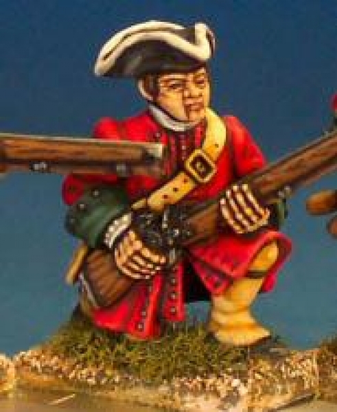 Front Rank Miniatures: BS7 Musketeer - Kneeling At Ready (6 figures)