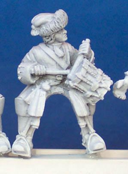 Front Rank Miniatures: BSC12 Dragoon Drummer In Fur Cap (6 figures)