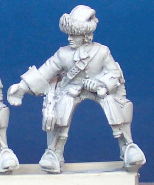 Front Rank Miniatures: BSC14 Dragoon Horse Holder In Fur Cap  (6 figures)