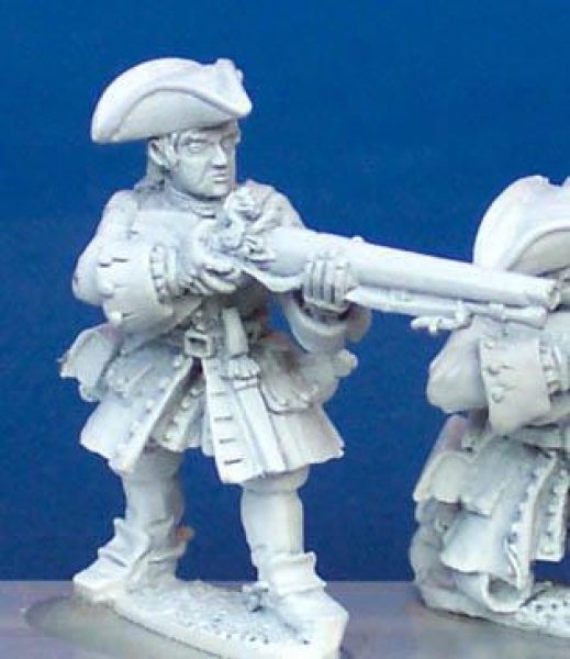 Front Rank Miniatures: BSC15 Dragoon Trooper In Tricorn, Standing Firing (6 figures)