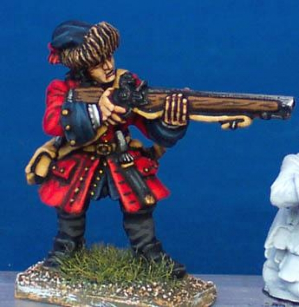 Front Rank Miniatures: BSC20 Dragoon Trooper In Fur Cap, Standing Firing (6 figures)