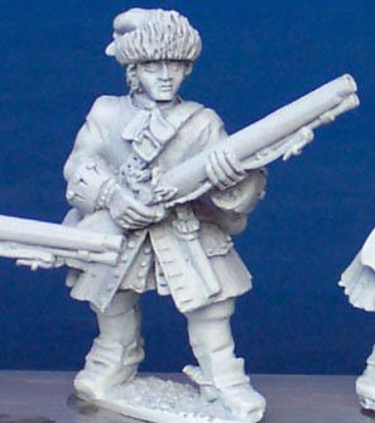 Front Rank Miniatures: BSC22 Dragoon Trooper In Fur Cap, Standing At Ready (6 figures)