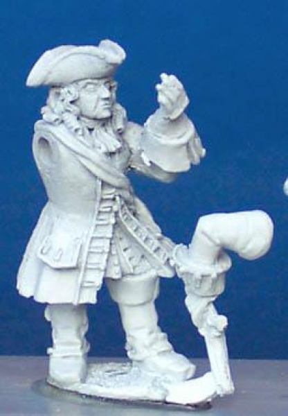 Front Rank Miniatures: BSC28 Dragoon Command Standard Bearer With Pistol (6 figures)