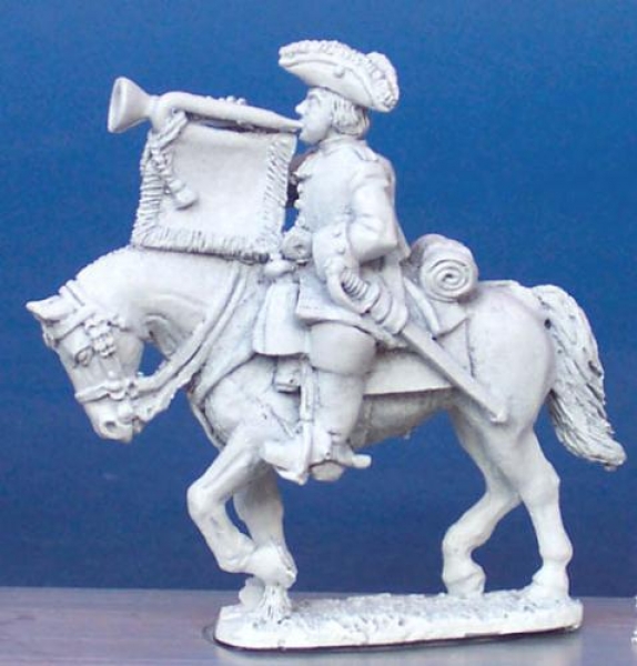 Front Rank Miniatures: BSP2 Marlborough's Trumpeter (1 Piece Casting)