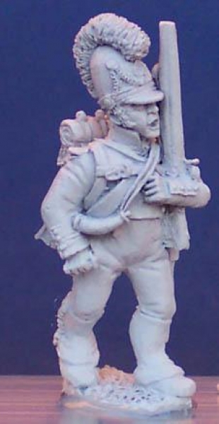 Front Rank Miniatures: BVN17 Schutzen (Rifleman) - Schutzen Marching (6 figures)