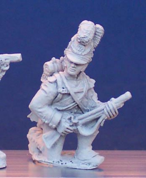Front Rank Miniatures: BVN20 Schutzen (Rifleman) - Schutzen Kneeling At Ready (6 figures)
