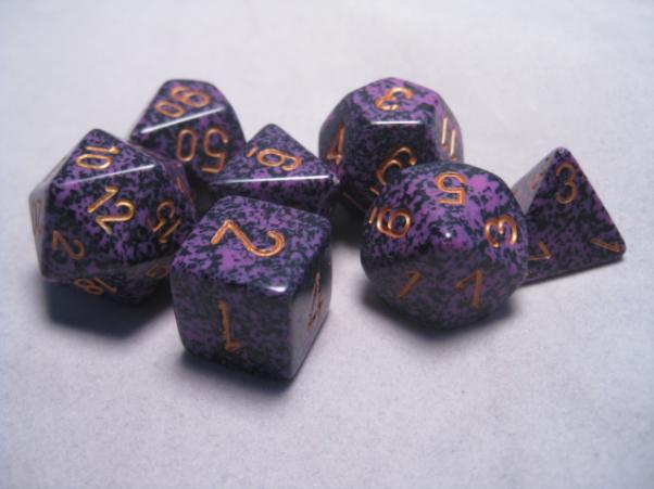 Chessex Dice: Hurricane Poly 7-dice Cube