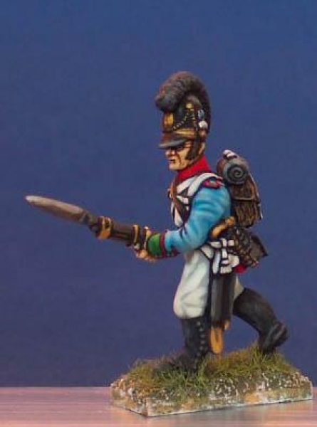 Front Rank Miniatures: BVN3 Line Or Light Infantry Fusilier - Fusilier Advancing, Low Porte (6 figur