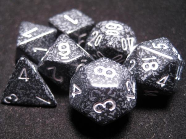Chessex Dice: Ninja Poly 7-dice Cube