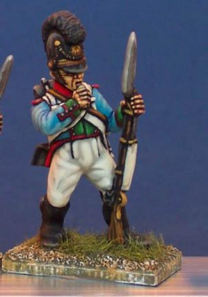 Front Rank Miniatures: BVN6 Line Or Light Infantry Fusilier - Fusilier Biting Cartridge (6 figures)