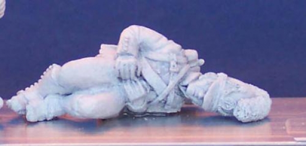 Front Rank Miniatures: BVN8 Line Or Light Infantry Fusilier - Fusilier Lying Dead (6 figures)