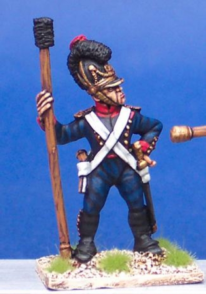 Front Rank Miniatures: BVNA1 Bavarian Artillery Crewman - Gunner Standing With Ramrod (6 figures)