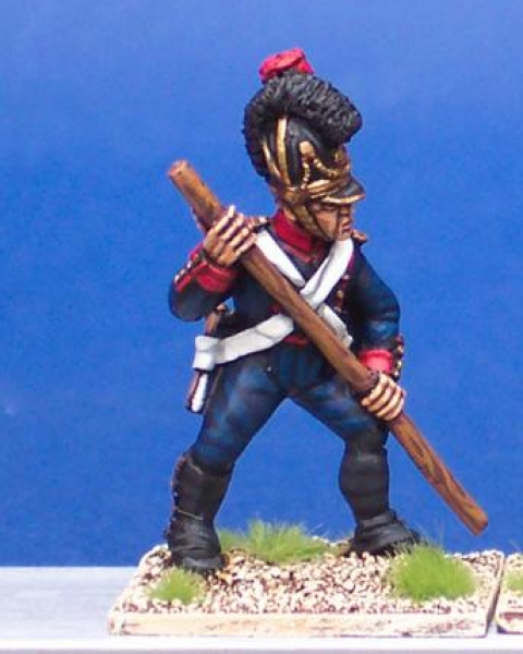 Front Rank Miniatures: BVNA5 Bavarian Artillery Crewman - Gunner With Trail Spike (6 figures)